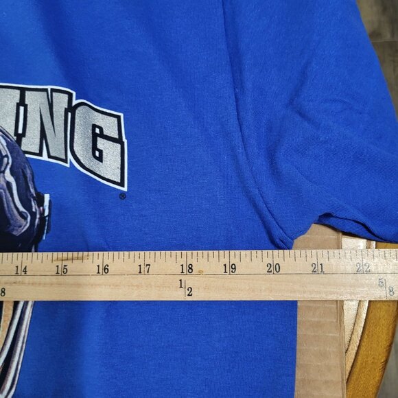 VTG Tampa Bay Lightning NHL Hockey 1996 Playoff Shirt Lee Sport Nutmeg  Mills ME - Picture 9 of 14